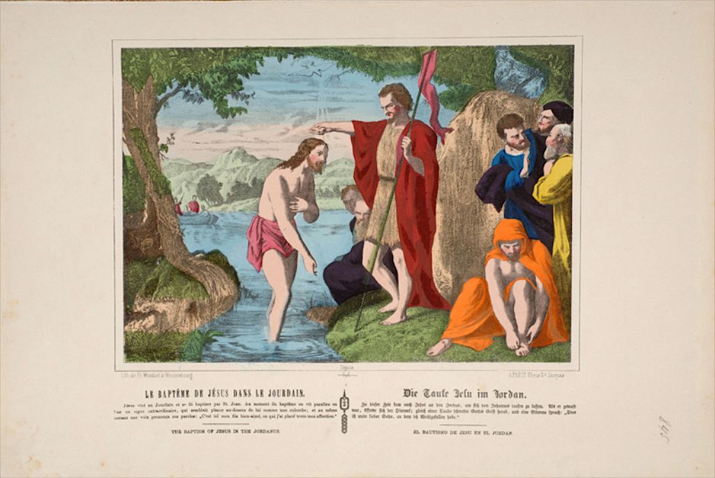 Le Bapteme De Jesus Dans Le Jourdain Francais Allemand Anglais Espagnol Musees Grand Est