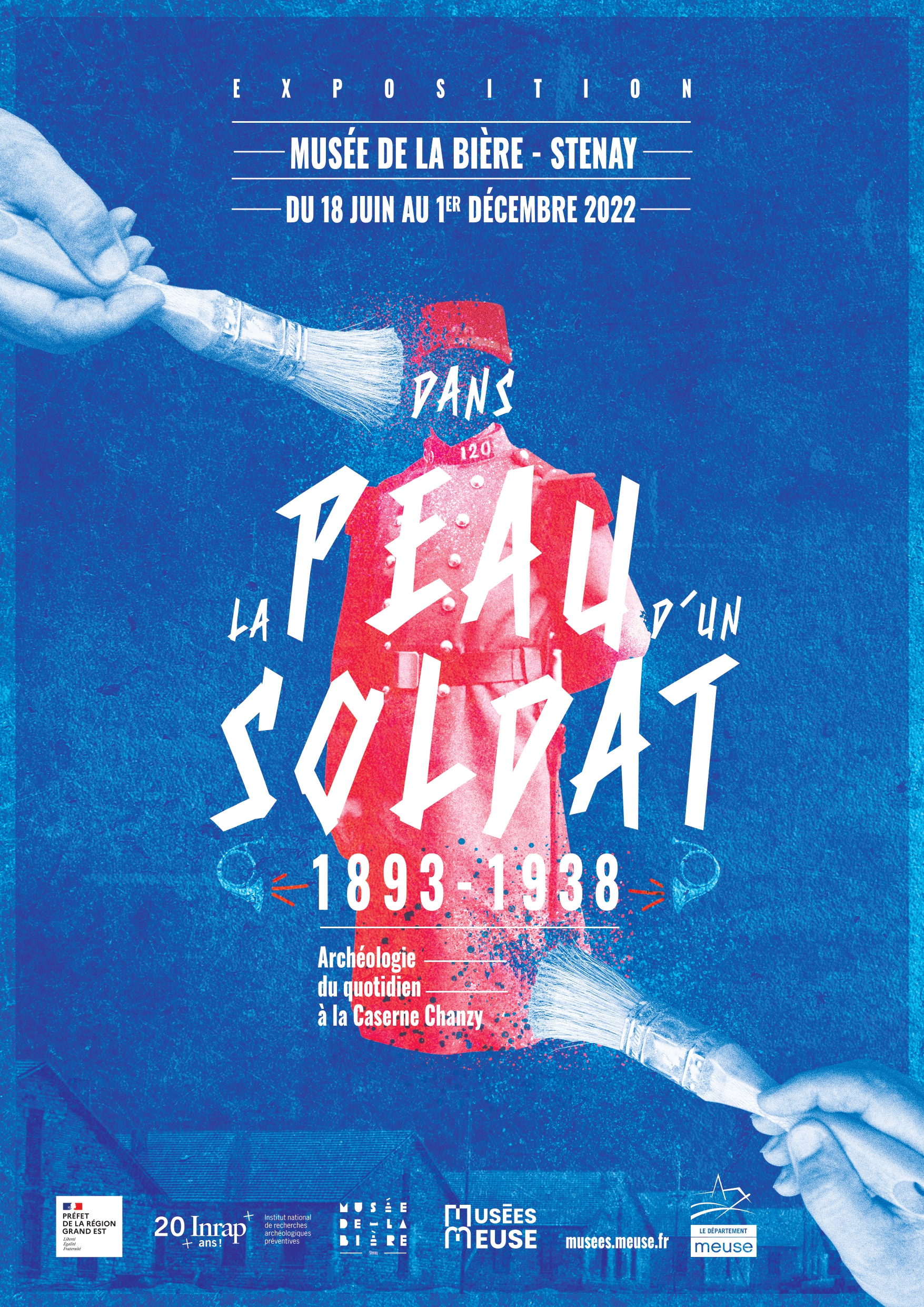 Affiche de l'exposition temporaire 2022 du Musée de la Bière de Stenay
